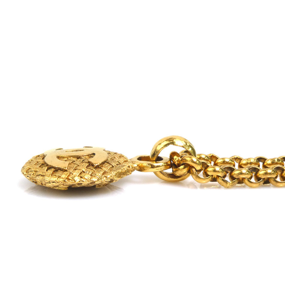 CHANEL Gold Logo Necklace - Picture 3 of 10